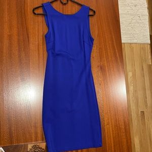 Lulus low scoop back dress. Blue.